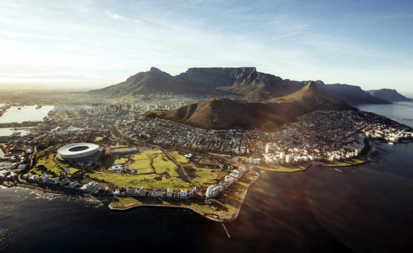 south africa cape town aerial view istock