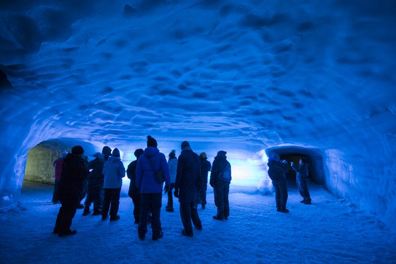 discover the world escorted holiday group into the glacier iceland