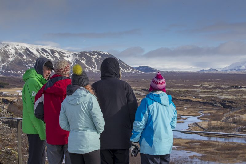 discover the world escorted holiday group thingvellir winter iceland