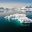 antarctica blue icebergs in tranquil channel sstock