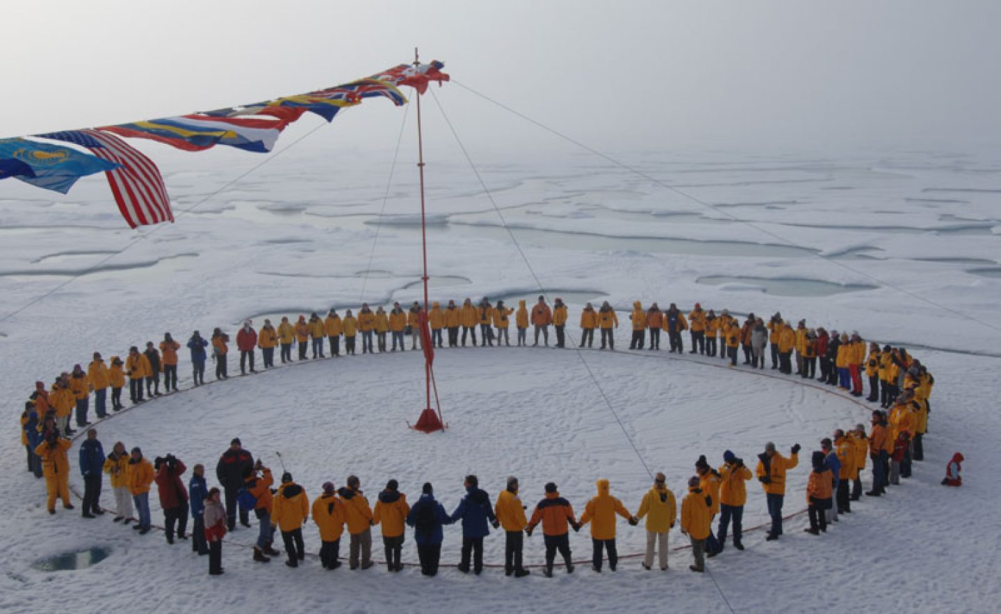 arctic north pole circle qe