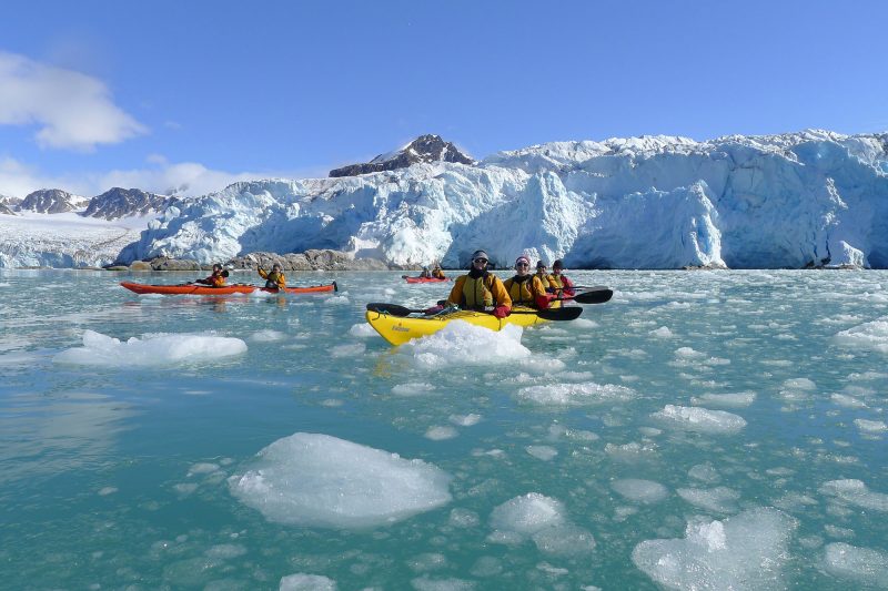 arctic spitsbergen kayaking excursion ae
