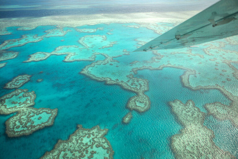 australia queensland seaplane reef view istk