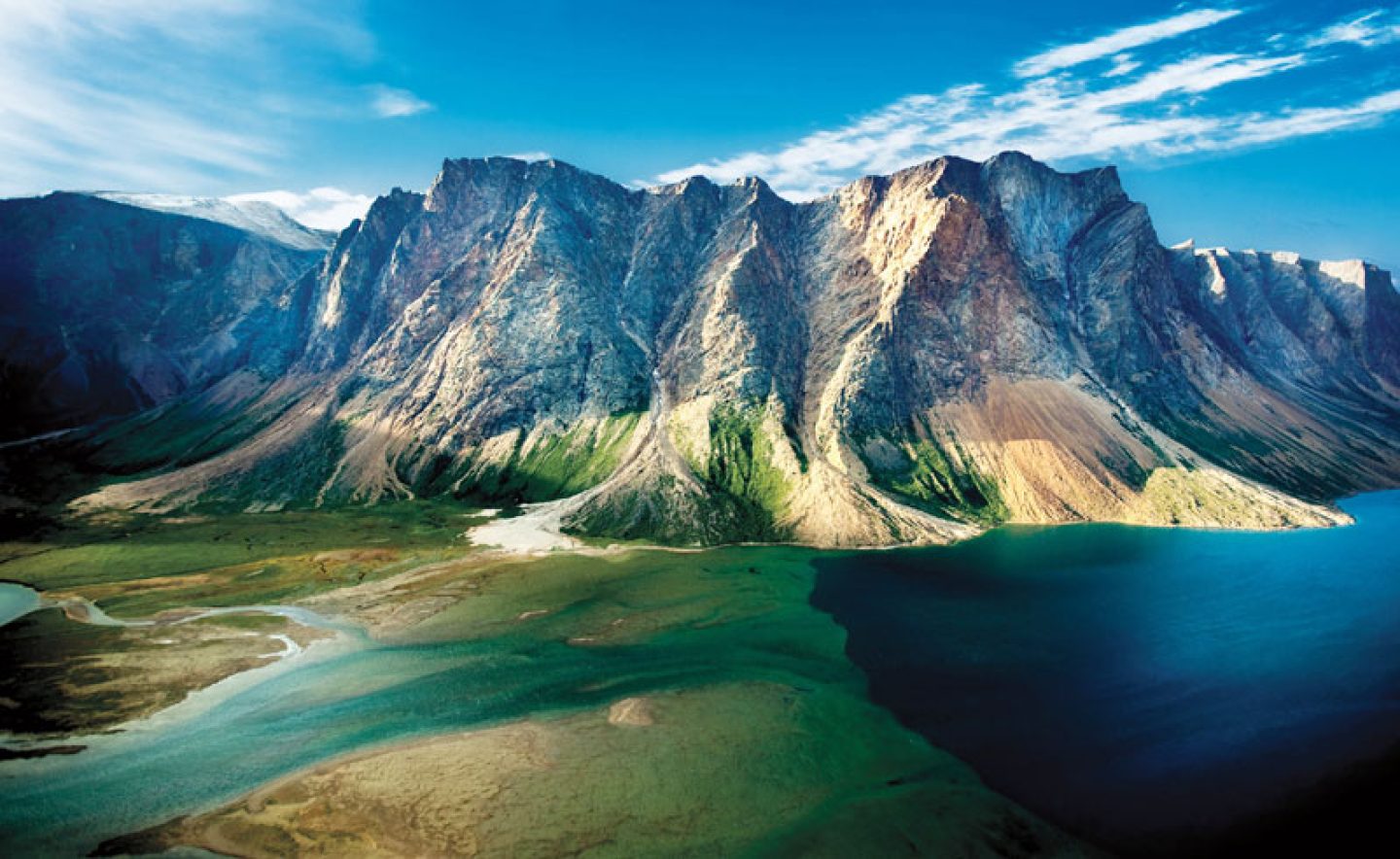 canada labrador torngat mountains aerial view oo