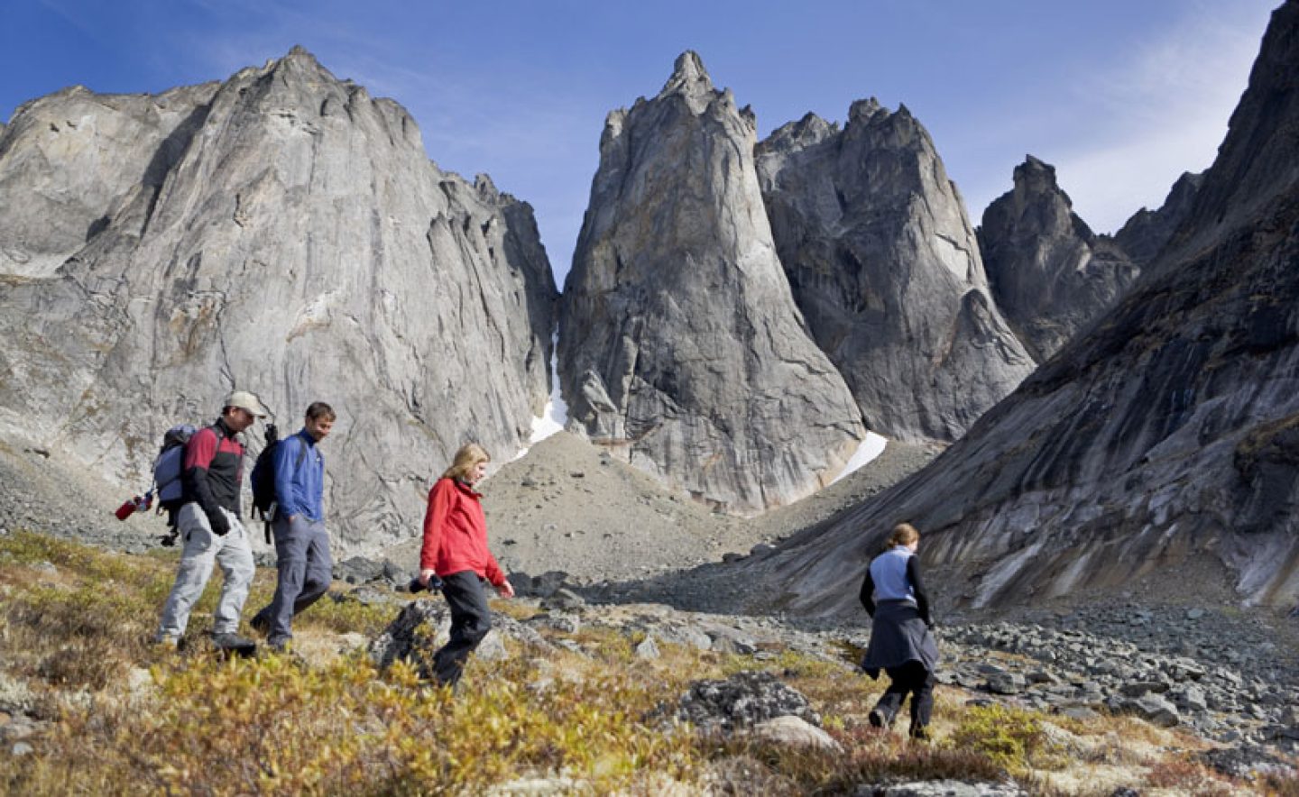 canada yukon tombstone provincial park hikers ty