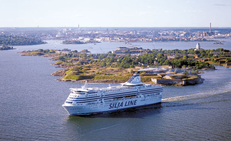 finland ferry silja symphony at sea helsinki
