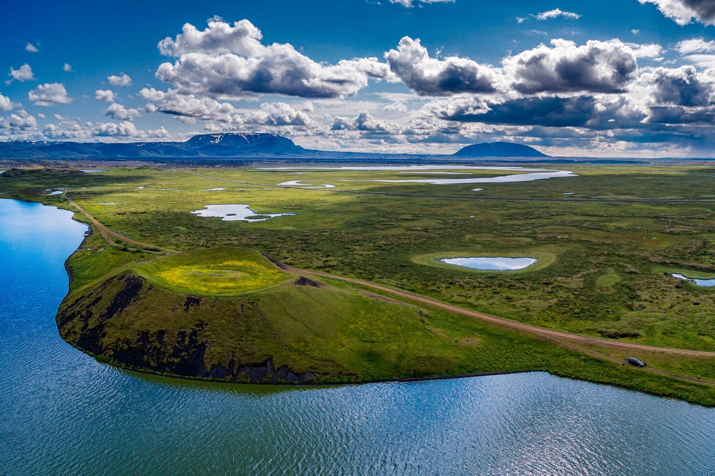 iceland north east myvatn pseudocrater view rth