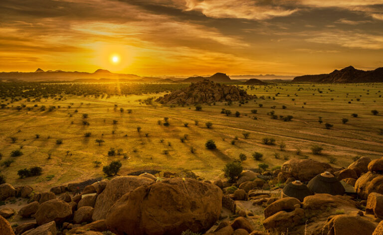 namibia damaraland sunset rth