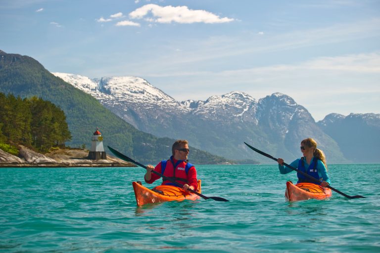 Kayaking in Fjord Norway