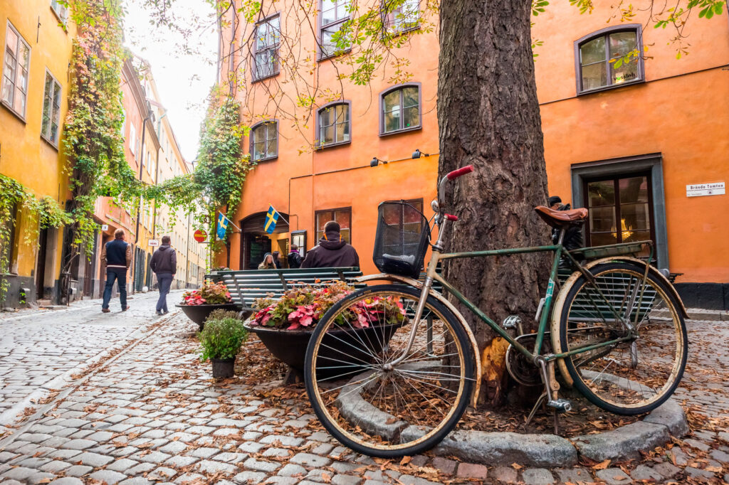 sweden stockholm gamla stan bicycle adstk