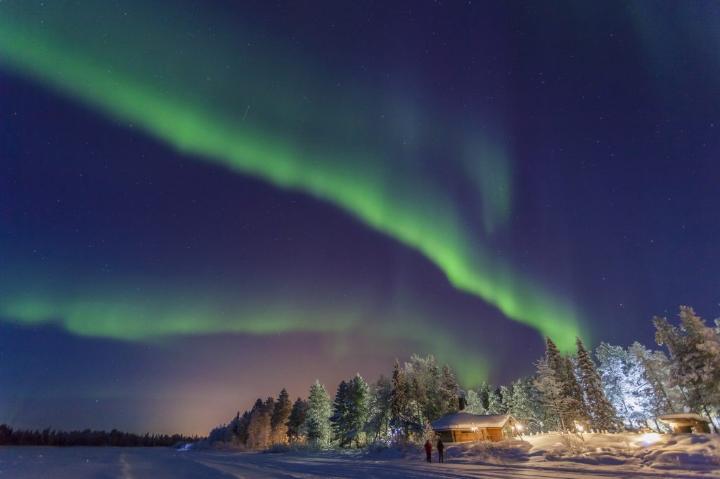 finland lapland muonio northern lights vf