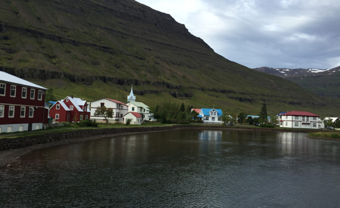 Houses town Seydisfjordur