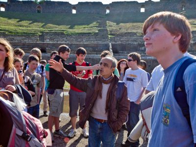 Italy Students Group Pompeii