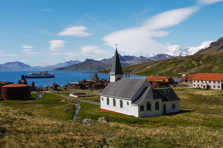 antarctica south georgia abandoned church whaling station grytviken istk