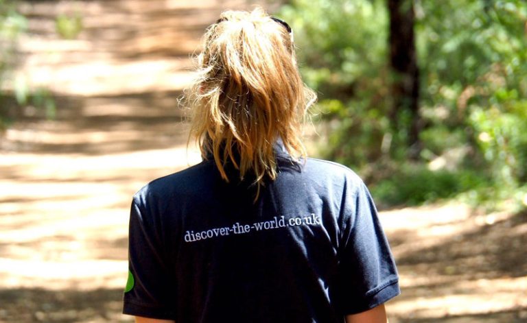 dtw team walking in boranup forest australia