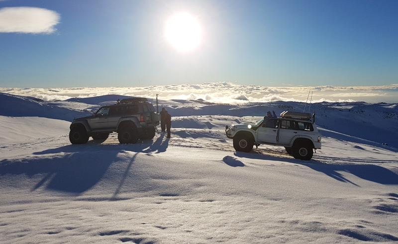 iceland south west superjeeps on snow sthcstad