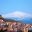 italy sicily mt etna snow capped view istk