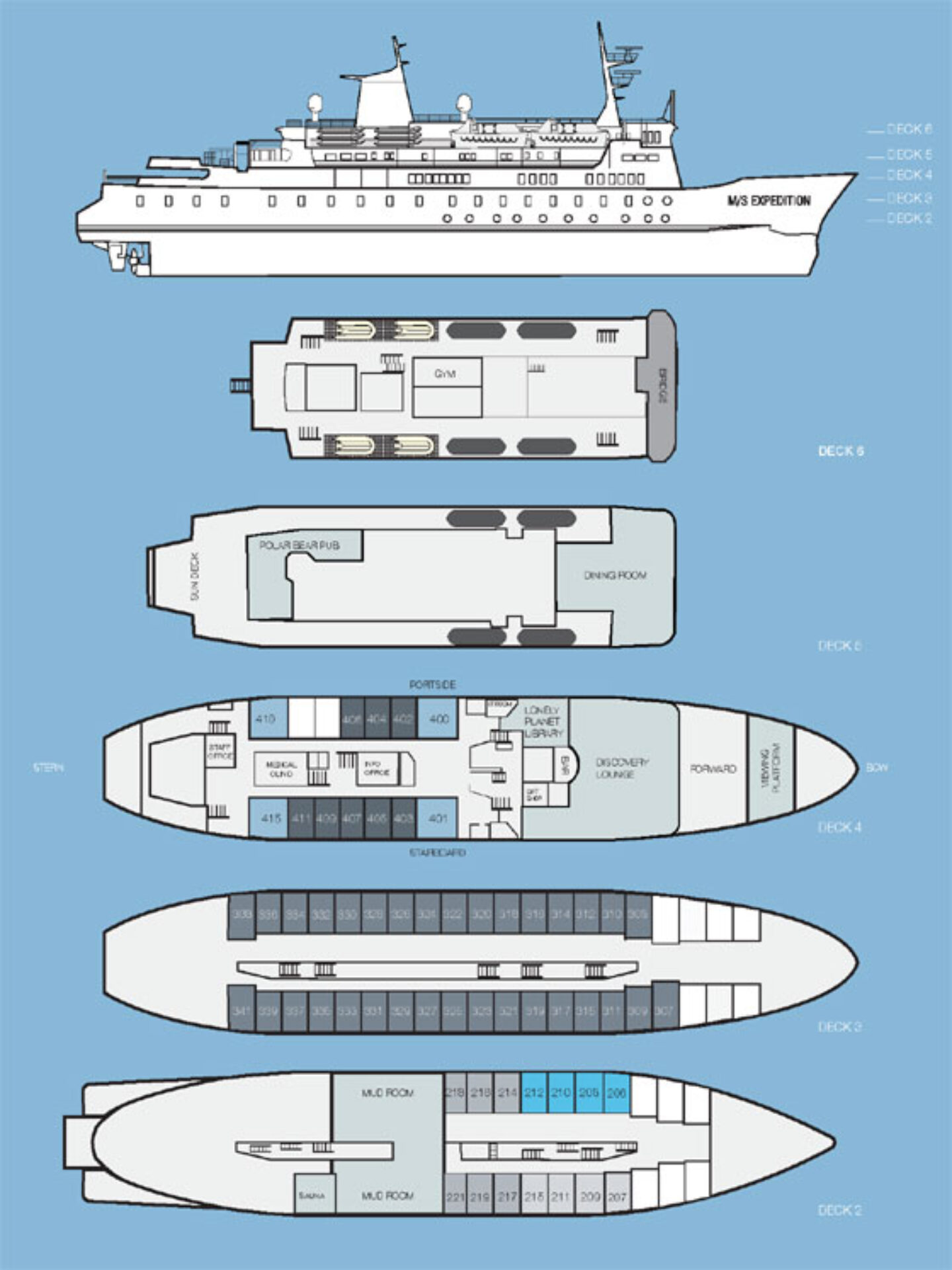 ms expedition deck plan