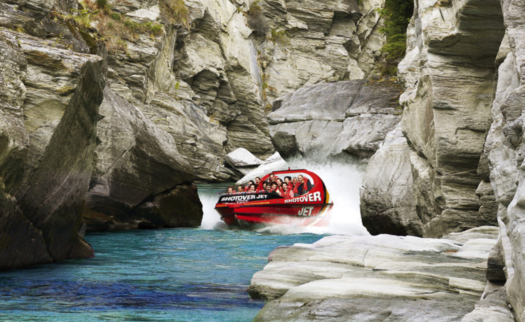 new zealand queenstown shotover jet canyon