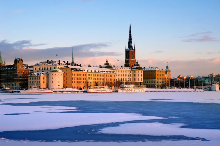 sweden stockholm gamla stan winter view istk