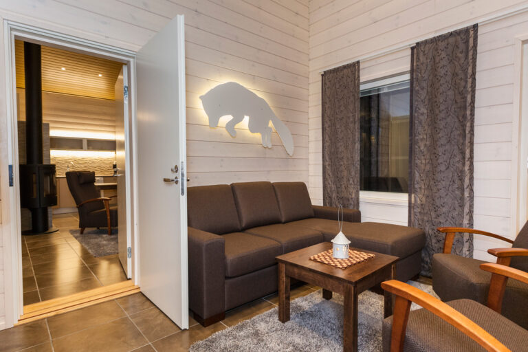 finnish lapland ranua villa lounge view rwp