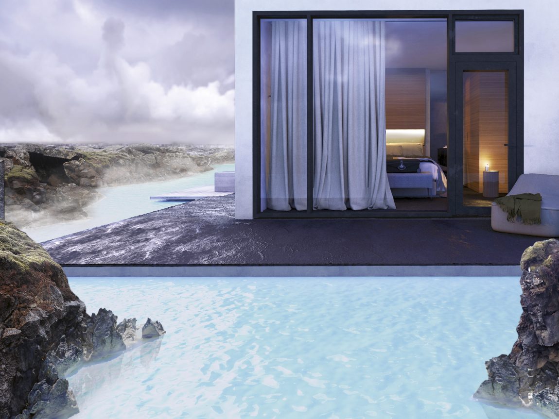 iceland south west blue lagoon retreat lagoon suite exterior blr