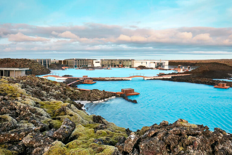 iceland south west blue lagoon summer sweeping view bl