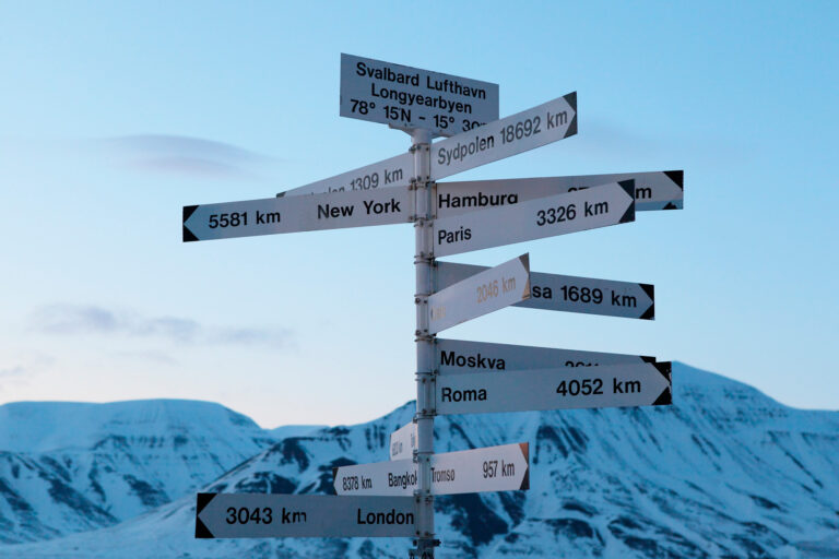 svalbard longyearbyen signpost adstk