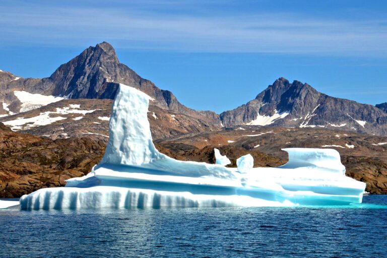 east greenland tasiilaq iceberg in the fjord ch