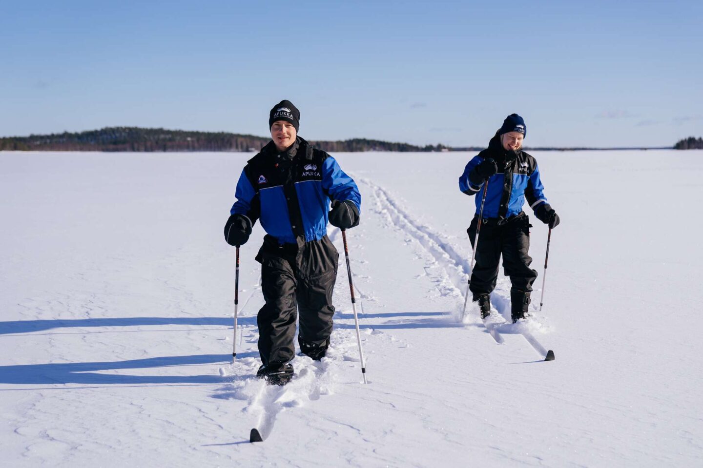 finnish lapland apukka resort nordic skiing