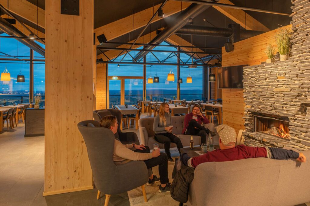 finnish lapland star arctic hotel fireside lounge