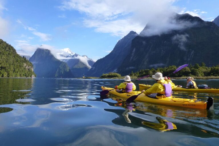 new zealand fiordland kayaking milford sound actadv