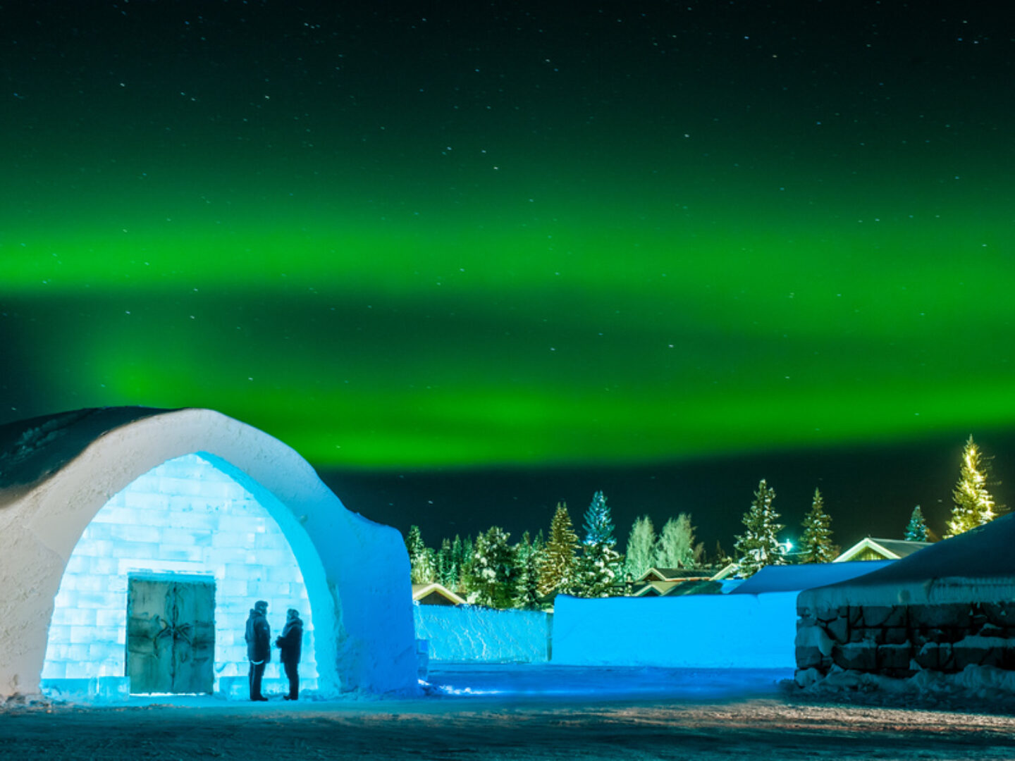 Icehotel Northern Lights