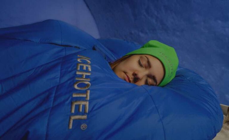 sleeping bags at the icehotel rth