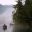british columbia great bear lodge morning mist boat trip