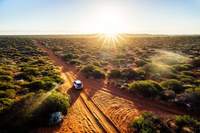 western australia francois peron national park outback road istk