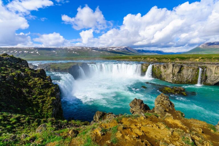 iceland north east godafoss waterfall of the gods istk