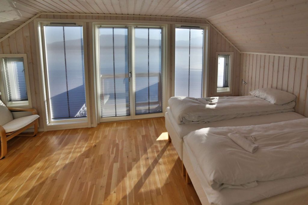 malangen resort seaview cabin standard interior