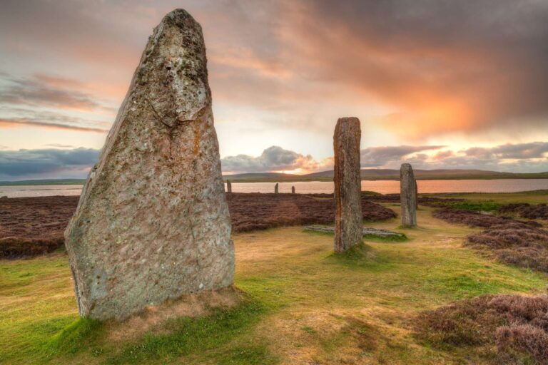 Sunrise at the Ring of Brodgar, Orkney Islands