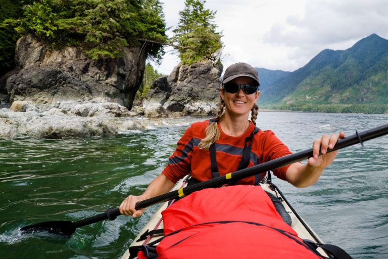 canada kayaking off vancouver island istk