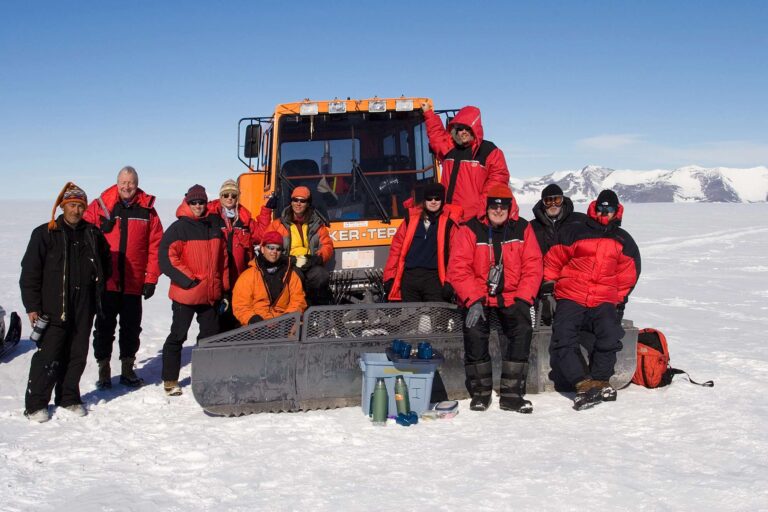 antarctica union glacier camp snowcat tour ani
