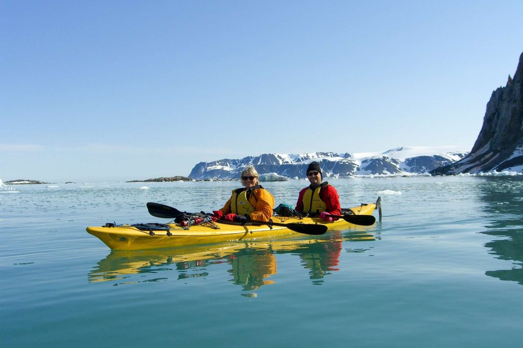 arctic kayaking adventure option ae