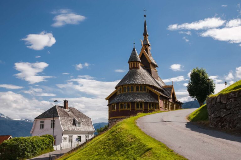 fjord norway balestrand st olafs church istk
