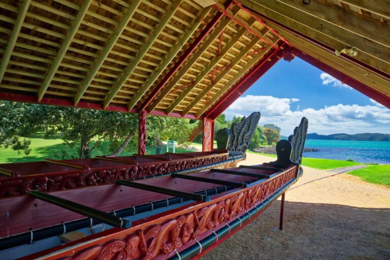 new zealand northland waitangi treaty ground maori war canoe astk