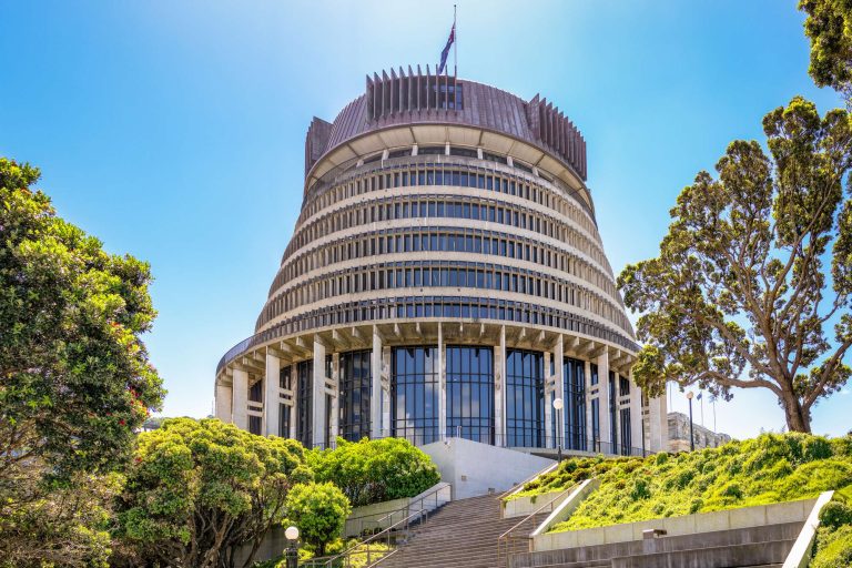 new zealand wellington the beehive parliament building istk