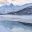 norway lyngen alps view over frozen fjord winter astk