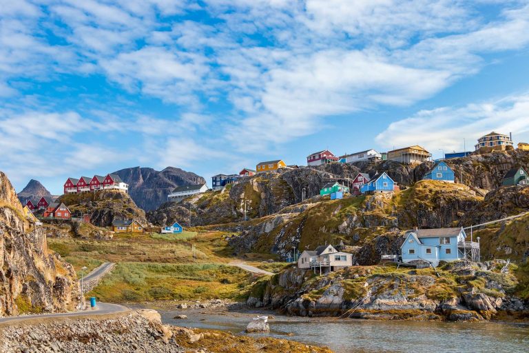 west greenland colourful houses of sisimiut istk