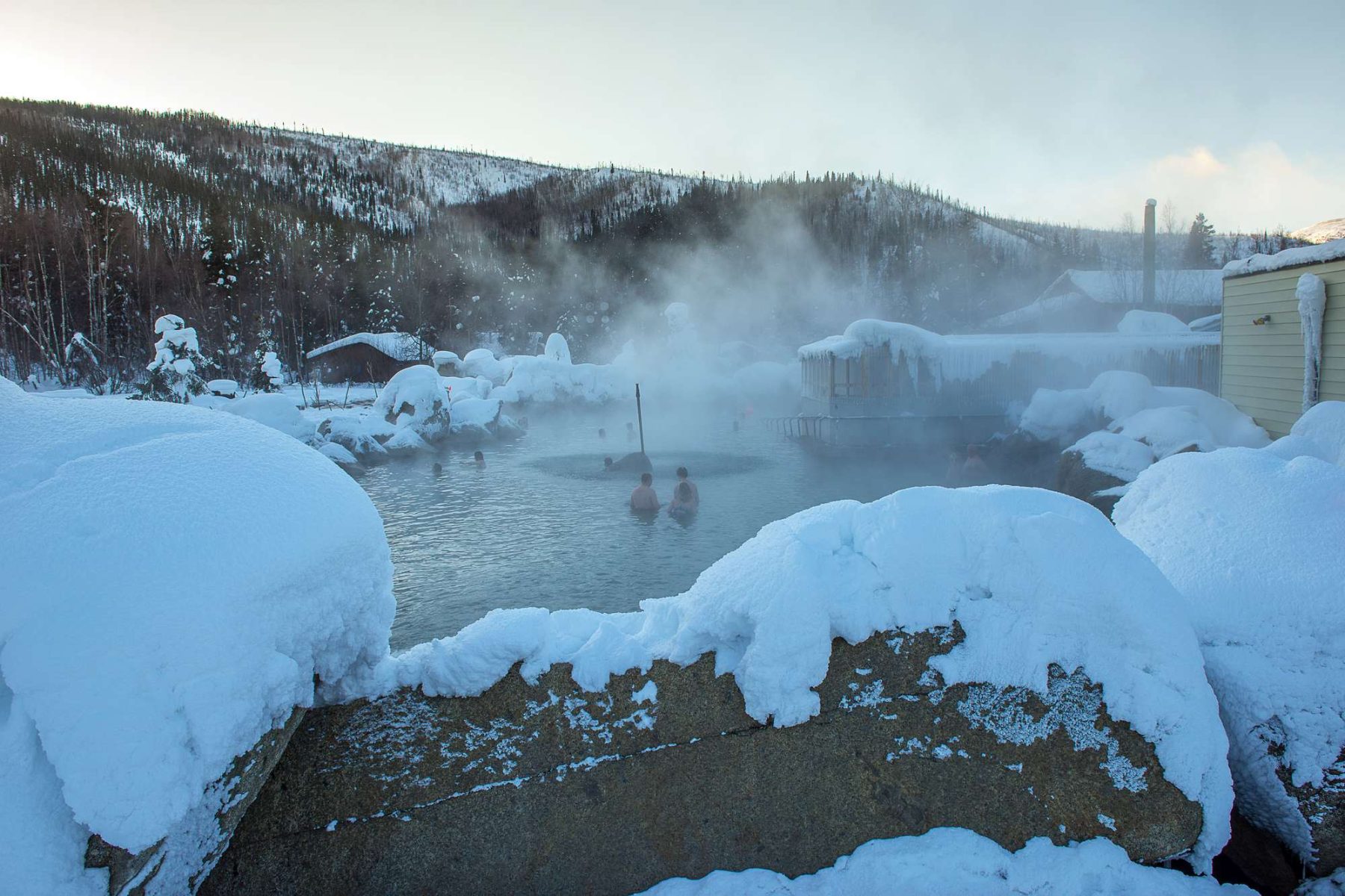 alaska bathing in chena hot springs astk
