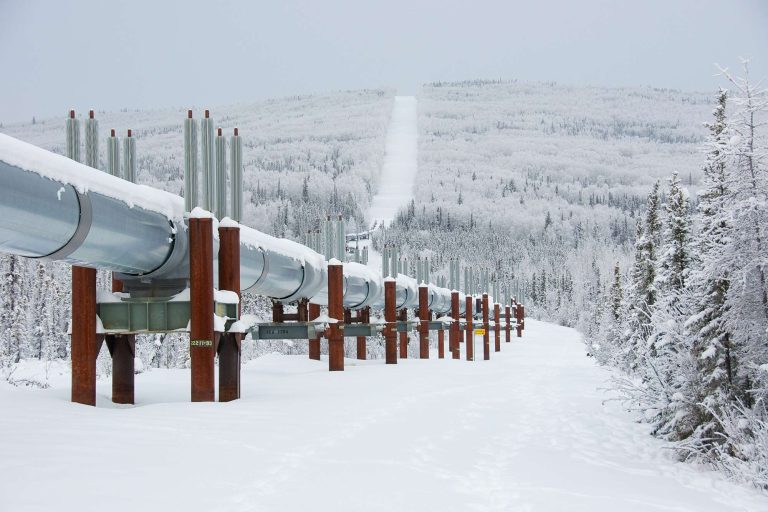 trans alaska pipeline winter istk