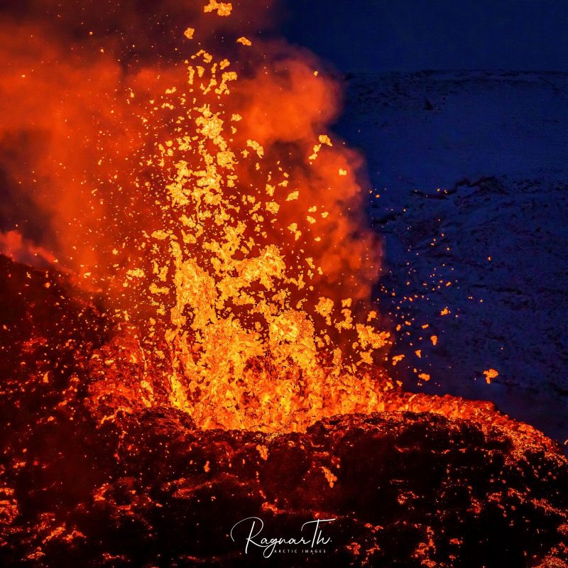 iceland lava at fagradalsfjall by rth sigurdsson